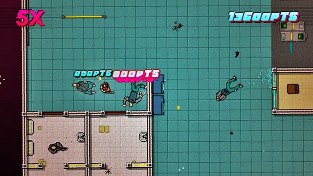 Idź do góry i schowaj się za róg - Scene 13 - Subway | Act 4 - Falling | Hotline Miami 2 Wrong Number - Hotline Miami 2: Wrong Number - poradnik do gry