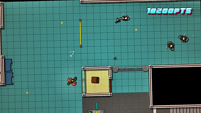Na początku kolejnej planszy idź w lewo - Scene 13 - Subway | Act 4 - Falling | Hotline Miami 2 Wrong Number - Hotline Miami 2: Wrong Number - poradnik do gry
