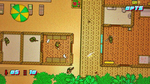 Po fakcie zrób to samo, tylko po lewej - Scene 14 - Stronghold | Act 4 - Falling | Hotline Miami 2 Wrong Number - Hotline Miami 2: Wrong Number - poradnik do gry