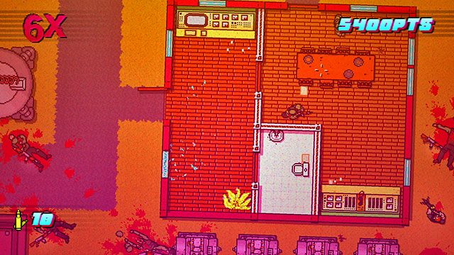 Idź do góry - Scene 16 - Casualties | Act 4 - Falling | Hotline Miami 2 Wrong Number - Hotline Miami 2: Wrong Number - poradnik do gry