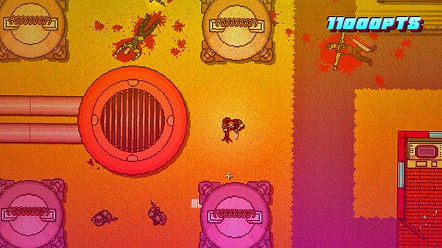 Po wejściu na nową planszą idź w prawo - Scene 16 - Casualties | Act 4 - Falling | Hotline Miami 2 Wrong Number - Hotline Miami 2: Wrong Number - poradnik do gry