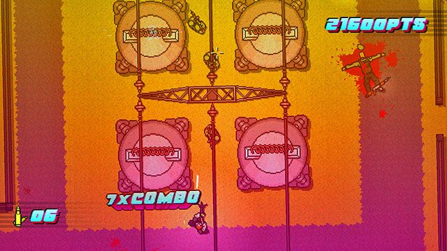 Zbliż się do wejścia do elektrowni i zaczekaj, aż pierwszy strażnik się na ciebie rzuci - Scene 16 - Casualties | Act 4 - Falling | Hotline Miami 2 Wrong Number - Hotline Miami 2: Wrong Number - poradnik do gry