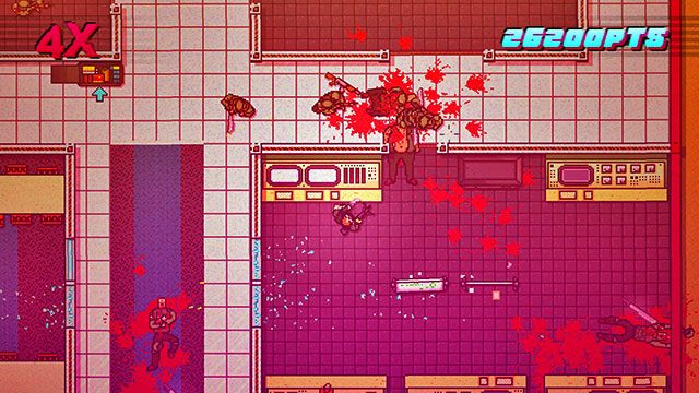 Z pomocą noża zabij najbliższych wrogów - Scene 16 - Casualties | Act 4 - Falling | Hotline Miami 2 Wrong Number - Hotline Miami 2: Wrong Number - poradnik do gry
