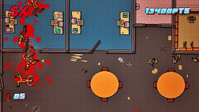 Kolejną dwójkę znajdziesz na dole - Scene 20 - Release | Act 5 - Intermission | Hotline Miami 2 Wrong Number - Hotline Miami 2: Wrong Number - poradnik do gry