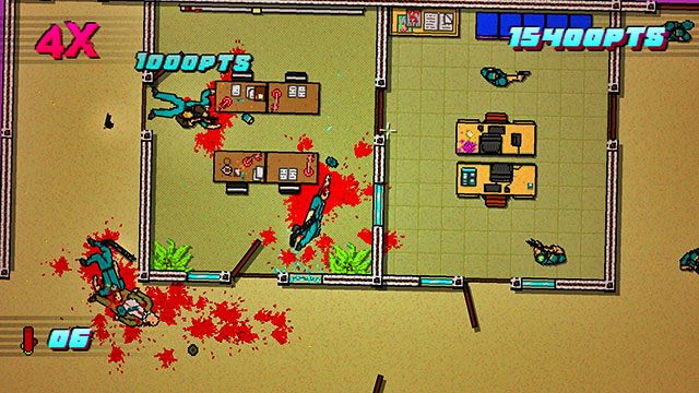 Korzystając z okien oczyść sąsiednie pomieszczenie - Scene 23 - Caught | Act 6 - Catastrophe | Hotline Miami 2 Wrong Number - Hotline Miami 2: Wrong Number - poradnik do gry