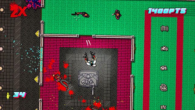 Wróć do prawej części planszy - Scene 24 - Take Over | Act 6 - Catastrophe | Hotline Miami 2 Wrong Number - Hotline Miami 2: Wrong Number - poradnik do gry