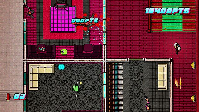 Idź na górę i zastrzel każdego, kogo napotkasz - Scene 24 - Take Over | Act 6 - Catastrophe | Hotline Miami 2 Wrong Number - Hotline Miami 2: Wrong Number - poradnik do gry