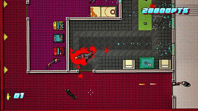 Na koniec czeka cię dwóch wrogów walczących bronią białą - Scene 24 - Take Over | Act 6 - Catastrophe | Hotline Miami 2 Wrong Number - Hotline Miami 2: Wrong Number - poradnik do gry