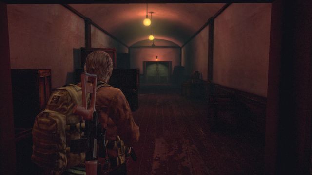 Drzwi prowadzące do tajnego zakładu. - Znajdź Alex | Metamorfoza - Barry | Resident Evil Revelations 2 - Resident Evil: Revelations 2 - Kolonia Karna - poradnik do gry