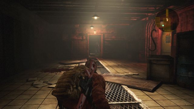 W pomieszczeniu na wprost znajdują się przeciwnicy, jednak warto ich pokonać i otworzyć kufer Natalii. - Znajdź Alex | Metamorfoza - Barry | Resident Evil Revelations 2 - Resident Evil: Revelations 2 - Kolonia Karna - poradnik do gry