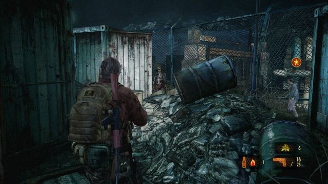 Postaraj sie wywabić Natalią zombie z kontenera, co pozwoli na zastrzelenie ich jako Barry. - Idź na szczyt klifu | Metamorfoza - Barry | Resident Evil Revelations 2 - Resident Evil: Revelations 2 - Kolonia Karna - poradnik do gry