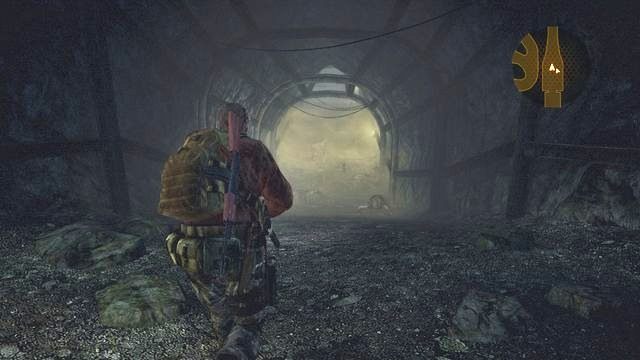 Zbyt długie pozostawanie pod wpływem gazu skończy się śmiercią bohatera. - Podążaj za Alex pod ziemię | Metamorfoza - Barry | Resident Evil Revelations 2 - Resident Evil: Revelations 2 - Kolonia Karna - poradnik do gry