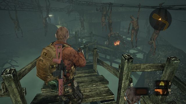 Ucieczka jest znacznie łatwiejsza niż ciężka i zabierająca sporo amunicji walka. - Podążaj za Alex | Metamorfoza - Barry | Resident Evil Revelations 2 - Resident Evil: Revelations 2 - Kolonia Karna - poradnik do gry