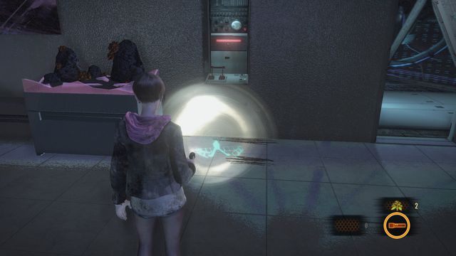 W tym samym pokoju, na piętrze, po przesunięciu szafki z akwarium (najpierw zniszcz je, aby woda mogła wypłynąć), na podłodze pod mechanizmem z wajchą - Rysunki Kafki (Moira) | Metamorfoza | Resident Evil Revelations 2 - Resident Evil: Revelations 2 - Kolonia Karna - poradnik do gry