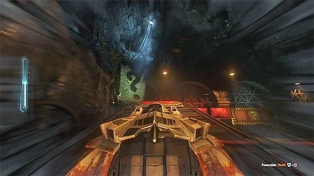 Ustaw rampę w takiej pozycji żeby dotrzeć dzięki niej na wyższą, stabilną półkę - Druga próba Człowieka-Zagadki | Zemsta Człowieka-Zagadki - Batman Arkham Knight - poradnik do gry