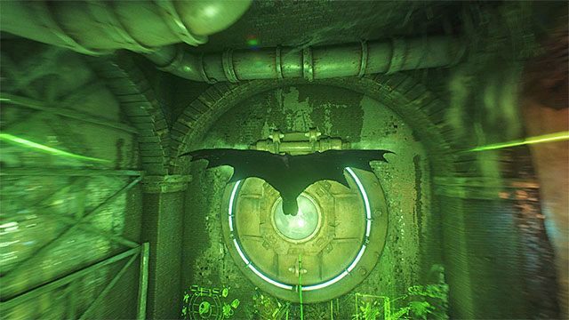 Katapultuj Batmana, tak by mógł on dolecieć do pierwszego przycisku - Piąta próba Człowieka-Zagadki | Zemsta Człowieka-Zagadki | Batman Arkham Knight - Batman Arkham Knight - poradnik do gry