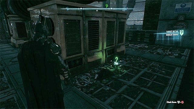 Odszukaj trofeum pod mostem - Trofea Człowieka-Zagadki na wyspie Bleake Island (1-18) | Wyspa Bleake Island - Batman Arkham Knight - poradnik do gry