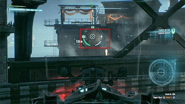 Wymagane gadżety: batmobil - Trofea Człowieka-Zagadki na wyspie Bleake Island (1-18) | Wyspa Bleake Island - Batman Arkham Knight - poradnik do gry