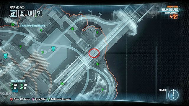 Wymagane gadżety: batmobil, wyciągarka, hak - Trofea Człowieka-Zagadki na wyspie Bleake Island (1-18) | Wyspa Bleake Island - Batman Arkham Knight - poradnik do gry