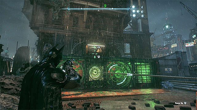 Impulsu elektrycznego użyj dopiero po skorzystaniu z wyciągarki - Trofea Człowieka-Zagadki na wyspie Bleake Island (1-18) | Wyspa Bleake Island - Batman Arkham Knight - poradnik do gry