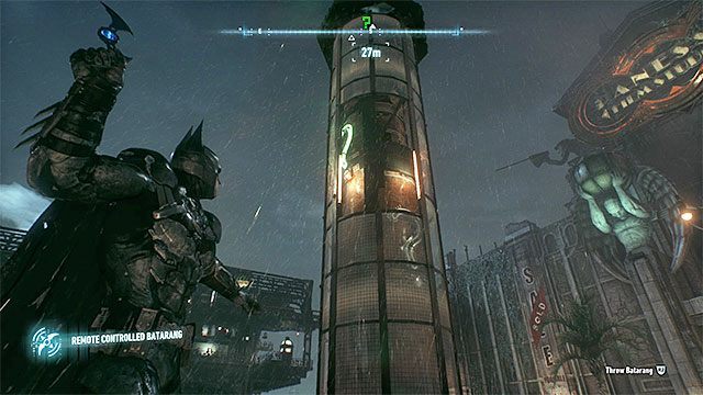 Odsłaniaj pytajniki i rzucaj w nie batarangami - Trofea Człowieka-Zagadki na wyspie Bleake Island (1-18) | Wyspa Bleake Island - Batman Arkham Knight - poradnik do gry