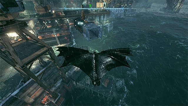 Wleć do kontenera - Trofea Człowieka-Zagadki na wyspie Bleake Island (19-36) | Wyspa Bleake Island - Batman Arkham Knight - poradnik do gry