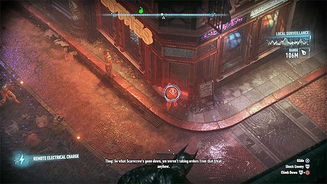 Użyj impulsu elektrycznego na awanturniku z bombą - Awanturnicy z bombami na wyspie Bleake Island | Wyspa Bleake Island - Batman Arkham Knight - poradnik do gry