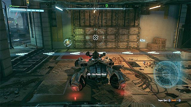 Użyj wyciągarki na generatorze - Trofea Człowieka-Zagadki na wyspie Founders Island (1-16) | Wyspa Founders Island - Batman Arkham Knight - poradnik do gry