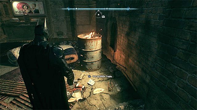 Sekret bardzo łatwo możesz odnaleźć - Trofea Człowieka-Zagadki na wyspie Founders Island (1-16) | Wyspa Founders Island - Batman Arkham Knight - poradnik do gry