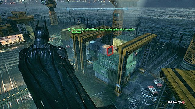 Wymagane gadżety: pazur - Zagadki słowne na wyspie Founders Island | Wyspa Founders Island - Batman Arkham Knight - poradnik do gry