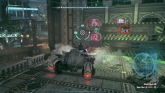 Wymagane gadżety: batmobil, wyciągarka - Trofea Człowieka-Zagadki na wyspie Miagani Island (1-19) | Wyspa Miagani Island - Batman Arkham Knight - poradnik do gry