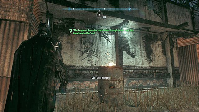 Dokonaj przybliżenia obrazu żeby skan zakończył się sukcesem - Zagadki słowne na wyspie Miagani Island | Wyspa Miagani Island - Batman Arkham Knight - poradnik do gry