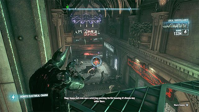 Użyj impulsu elektrycznego na awanturniku z bombą - Awanturnicy z bombami na wyspie Miagani Island | Wyspa Miagani Island - Batman Arkham Knight - poradnik do gry