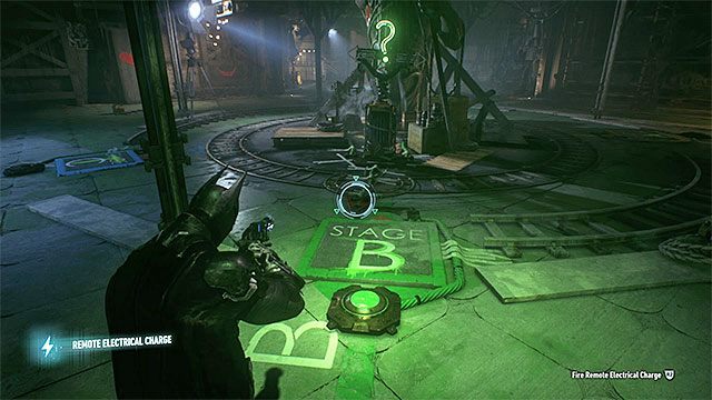 Wymagane gadżety: impuls elektryczny, batarang - Trofea Człowieka-Zagadki w studiu filmowym Panessa (1-10) | Sekrety - Studia Panessa - Batman Arkham Knight - poradnik do gry