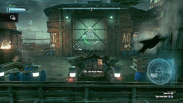 Ściana, po zburzeniu której dotrzesz do Marka Cheunga - Uratowanie zaginionych pracowników fabryki | Główny wątek fabularny - Batman Arkham Knight - poradnik do gry