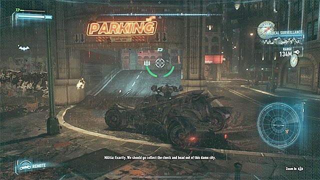 Zacznij od użycia drabiny - Wydostanie się z zasadzki przygotowanej przez ludzi Pingwina | Główny wątek fabularny - Batman Arkham Knight - poradnik do gry