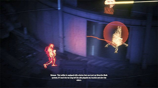 Jak najszybciej pozbądź się przeciwnika zdolnego do wykrywania aktywacji trybu detektywa - Znalezienie sposobu na zinfiltrowanie sterowców Stagg Enterprises | Główny wątek fabularny - Batman Arkham Knight - poradnik do gry