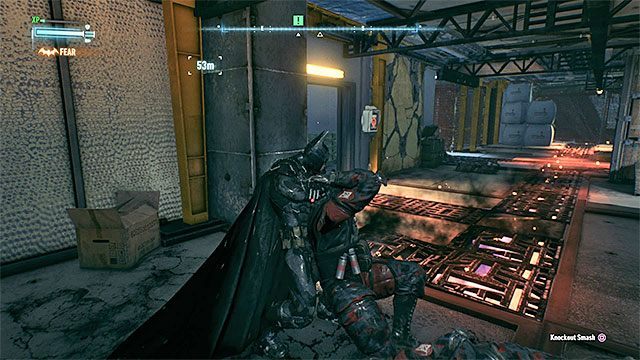 Po kolei nokautuj wrogów przebywających w pobliżu wyrzutni - Zniszczenie wyrzutni rakiet dalekiego zasięgu | Główny wątek fabularny - Batman Arkham Knight - poradnik do gry