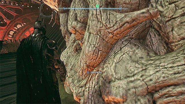 Podejdź do rośliny żeby spotkać się z Trującym Bluszczem - Zbadanie przyczyny utraty kontaktu z Trującym Bluszczem | Główny wątek fabularny - Batman Arkham Knight - poradnik do gry