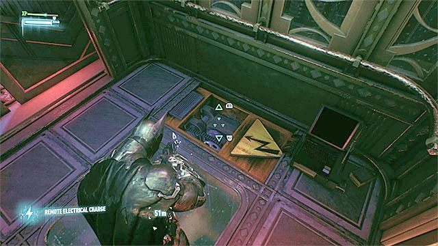 Wpraw windę w ruch z pomocą impulsu elektrycznego - Odnalezienie komisarza Gordona w opuszczonym centrum handlowym | Główny wątek fabularny - Batman Arkham Knight - poradnik do gry