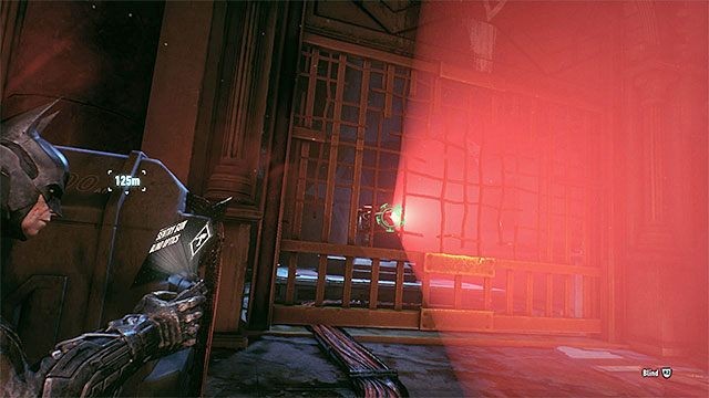 Wyłącz na kilkanaście sekund wieżyczkę obronną żeby zapewnić sobie dostęp do małego szybu - Odnalezienie komisarza Gordona w opuszczonym centrum handlowym | Główny wątek fabularny - Batman Arkham Knight - poradnik do gry