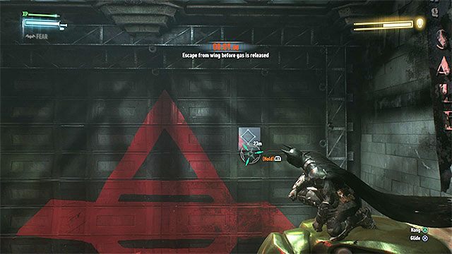 Trzecia faza pojedynku rozpoczyna się od wyścigu z czasem - Rycerz Arkham (Arkham Knight) - czwarte starcie (bezpośrednia konfrontacja) | Pojedynki z bossami - Batman Arkham Knight - poradnik do gry