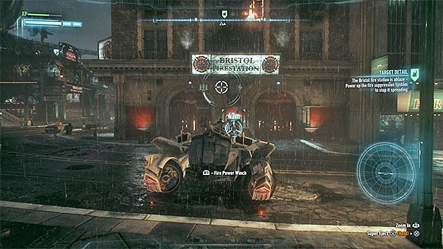 Użyj wyciągarki i ugaś pożar - Gotham w płomieniach (Gotham on Fire) | Poszukiwani przestępcy w Arkham Knight - Batman Arkham Knight - poradnik do gry