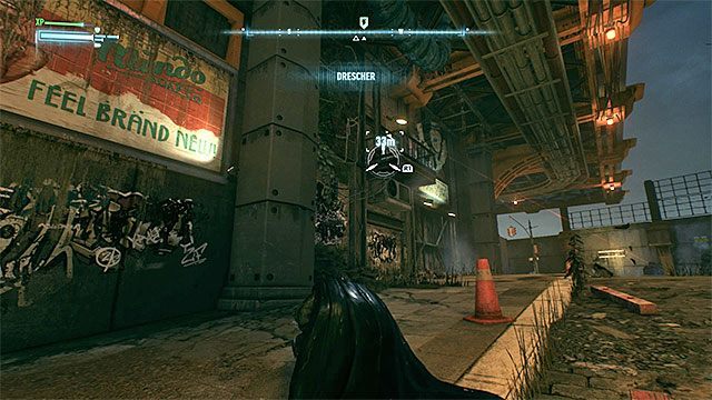 Zakradnij się z boku do snajpera - Przemytnik broni (Gunrunner) | Poszukiwani przestępcy w Batman Arkham Knight - Batman Arkham Knight - poradnik do gry