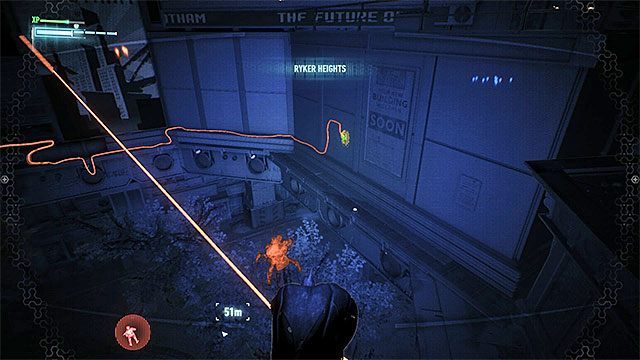 Punkt 5 - W odgrodzonym obszarze oprócz bandytów znajdują się także drony kontrolne i domyślnie nie możesz do nich dotrzeć batmobilem - Przejmij kontrolę nad drogami (Own the Roads) | Poszukiwani przestępcy - Batman Arkham Knight - poradnik do gry