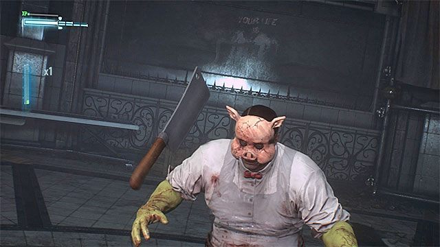 Odsyłaj kolejne tasaki rzucane przez Pyga - Zbrodnia doskonała (The Perfect Crime) | Poszukiwani przestępcy - Batman Arkham Knight - poradnik do gry