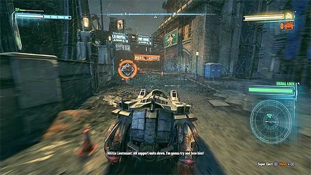 Używaj hakera dronów na ściganym wozie opancerzonym - Pancerny i niebezpieczny (Armored and Dangerous) | Poszukiwani przestępcy - Batman Arkham Knight - poradnik do gry