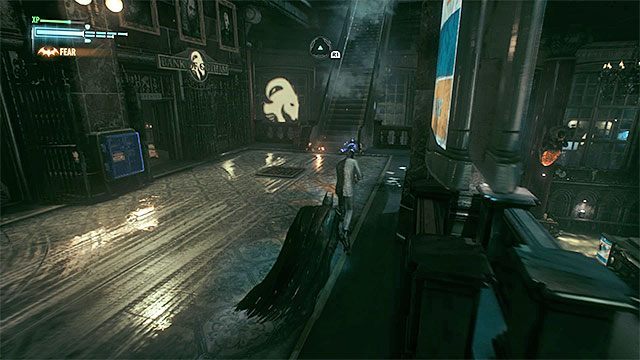 Dwie Twarze zaatakuj z zaskoczenia dopiero po wyeliminowaniu jego obstawy - Bandyta o dwóch twarzach (Two-Faced Bandit) | Poszukiwani przestępcy - Batman Arkham Knight - poradnik do gry