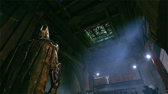 Wymagane gadżety: hak, wyrzutnia lin, mroźny wybuch - Trofea Człowieka-Zagadki w studiu filmowym Panessa (11-21) | Sekrety - Studia Panessa - Batman Arkham Knight - poradnik do gry