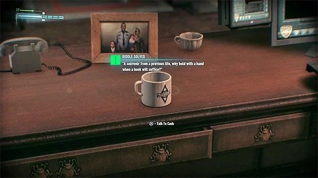 Biurko funkcjonariusza Casha - Zagadki słowne w areszcie policyjnym GCPD | Sekrety - Areszt policyjny GCPD - Batman Arkham Knight - poradnik do gry
